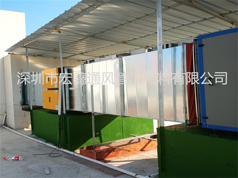 龙岗商业街共板法兰风管（guǎn）安（ān）装工程案例