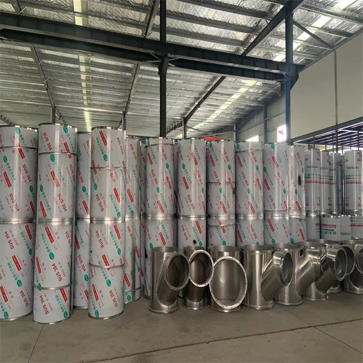 西麗（lì）通風管（guǎn）道生產廠家承接304不鏽鋼滿焊風管定製 不鏽鋼全焊接管道