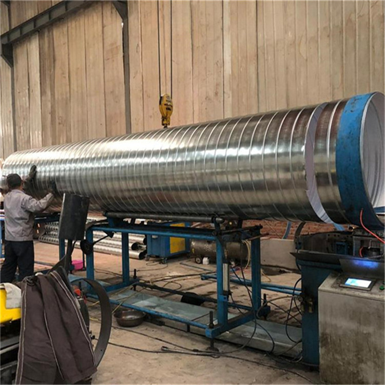 深圳通風（fēng）管道加工廠供應直徑1800mm螺旋風管加工 隧道通風排風管道加工